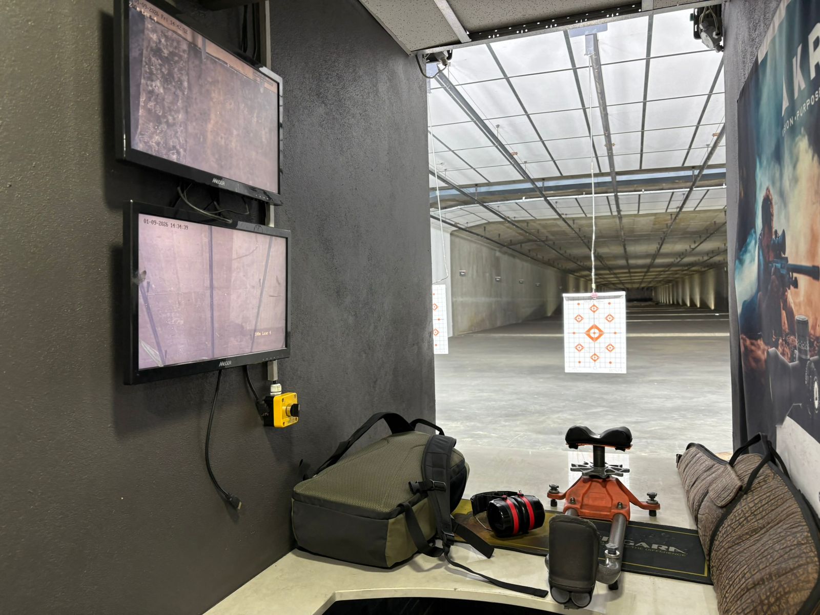 Professional indoor shooting range facility